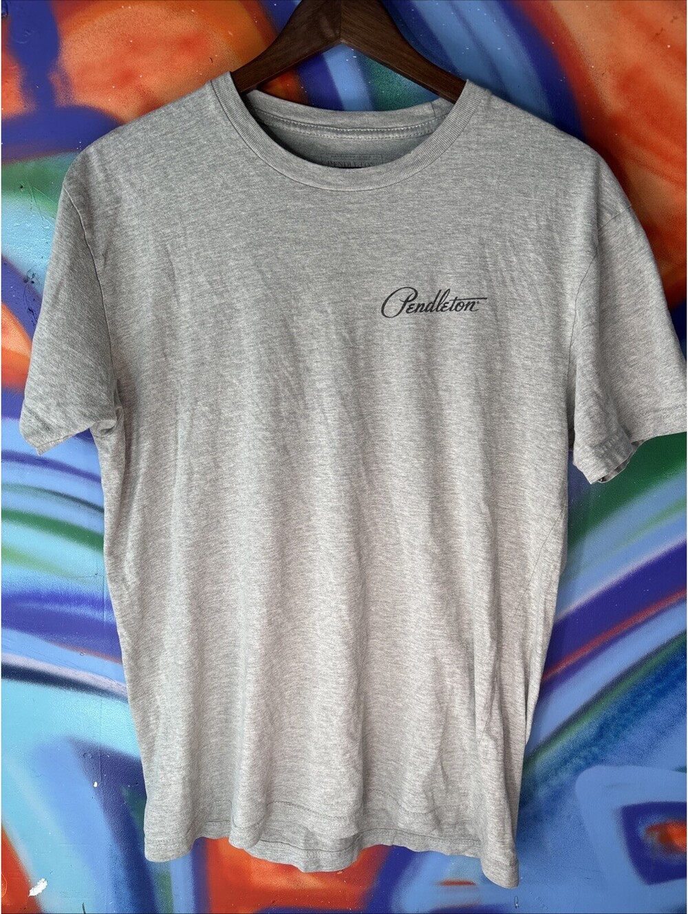 Pendleton Men's Medium Gray Graphic Buffalo T-Shirt